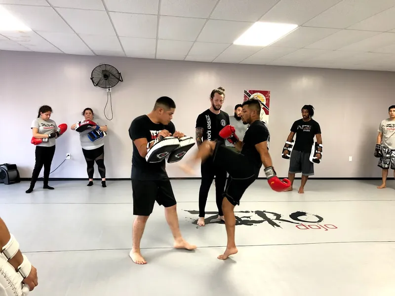 kickboxing classes Zero Dojo Dallas