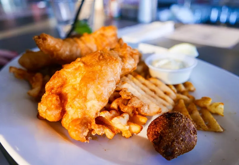 fish and chips Aw Shucks Seafood Restaurant & Oyster Bar