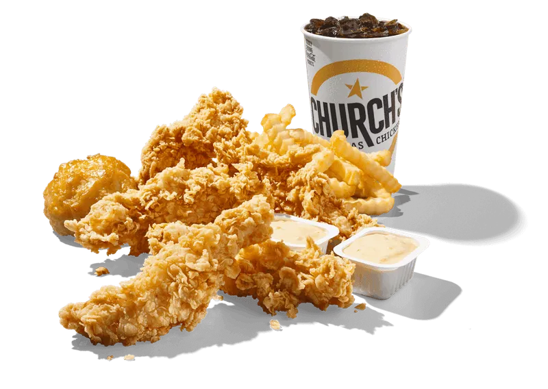 chicken tenders Church's Texas Chicken