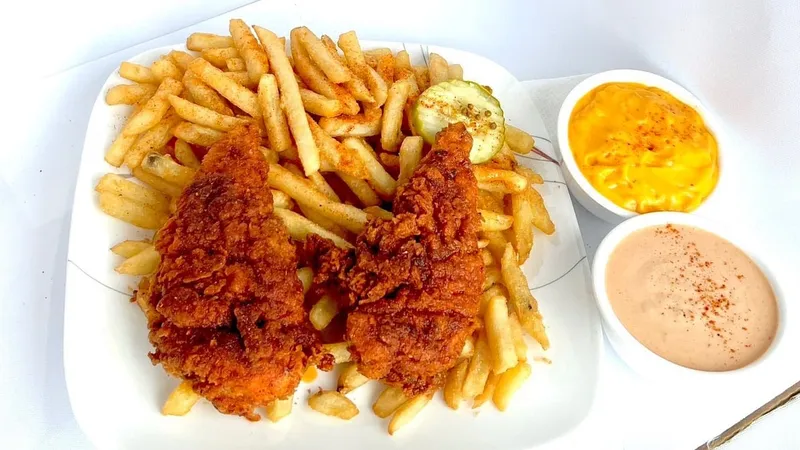 chicken tenders Nanu's Hot Chicken