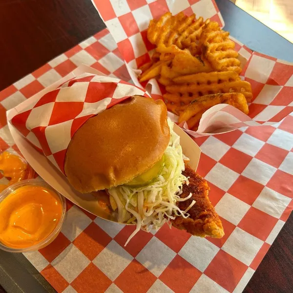 chicken sandwiches Hangry Joe's Hot Chicken & Wings