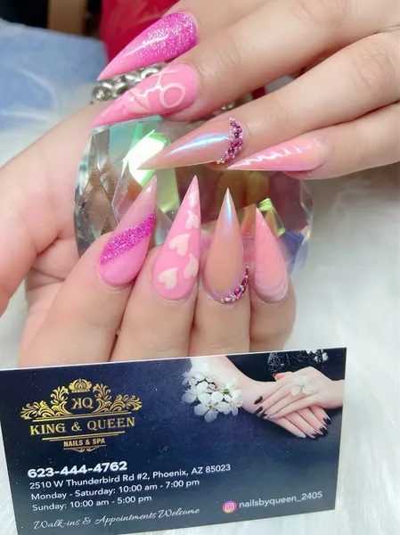 nail salons King & Queen Nails & Spa