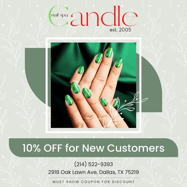 nail salons Candle Nail Spa & Massage (10% OFF New Customers)