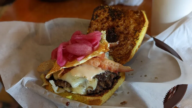 garlic bread Paradise Valley Burger in Paradise Valley Village