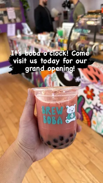 bubble tea Brew Boba at Brewerytown Bakery