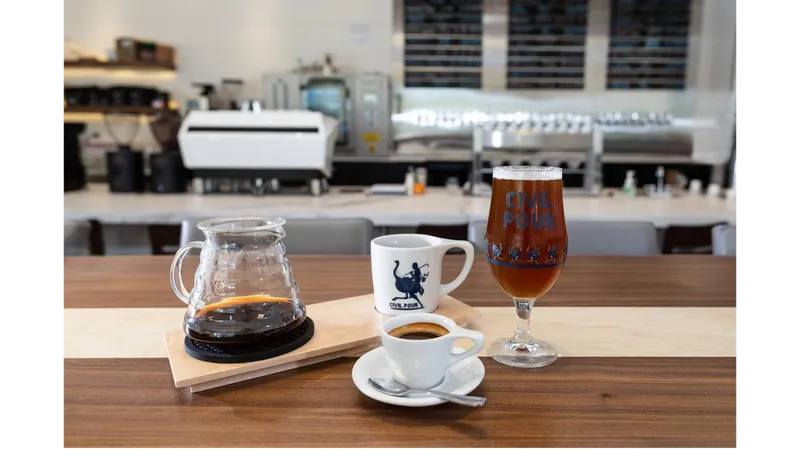 brew coffee Civil Pour Coffee + Beer