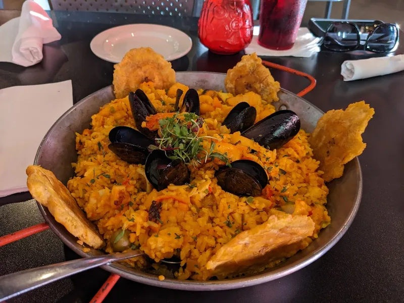 Paella Luna Rosa Puerto Rican Grill y Tapas