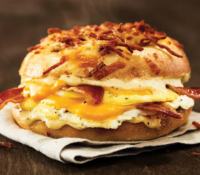 egg sandwich Einstein Bros. Bagels