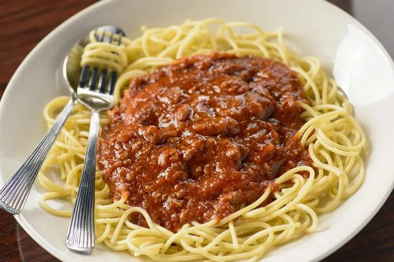 comfort food The Old Spaghetti Factory