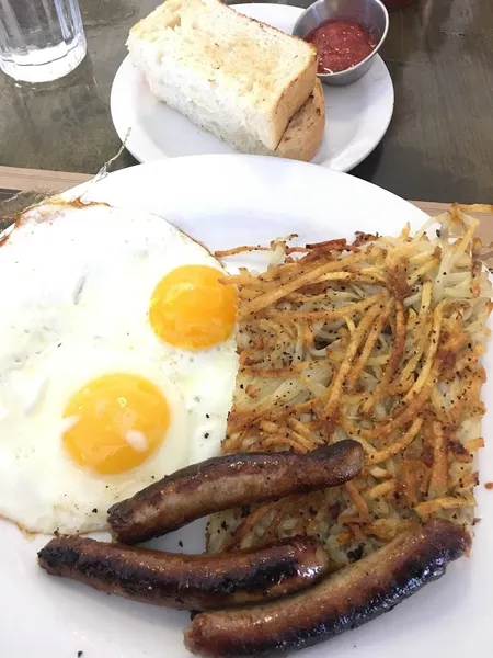 fried eggs Matt's Big Breakfast