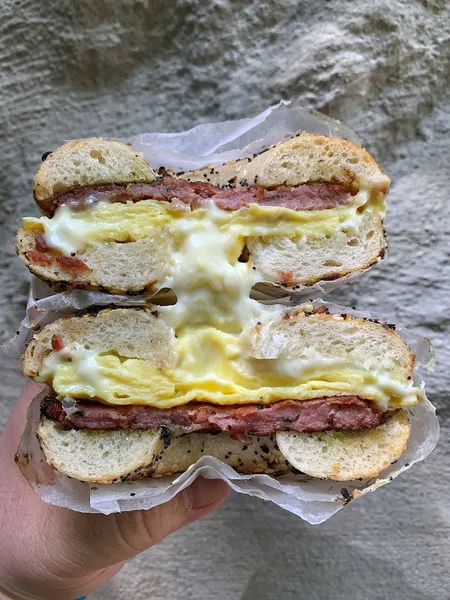 egg sandwich Knead Bagels