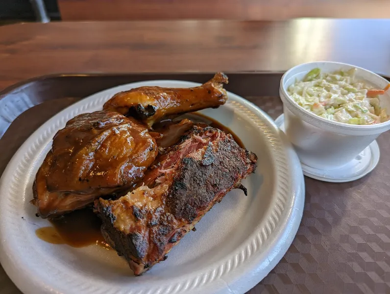 cole slaw Hap's Pit Barbecue