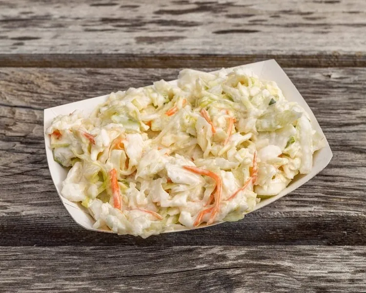 cole slaw Rudy's "Country Store" and Bar-B-Q