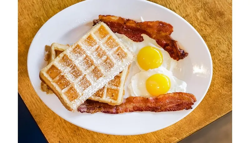 fried eggs Maple Leaf Diner