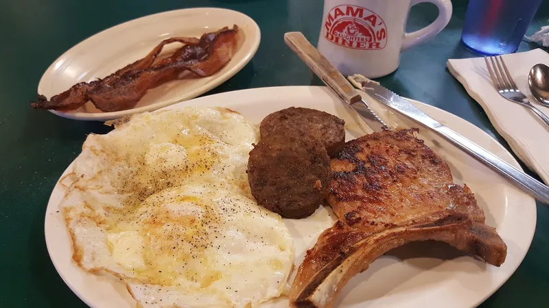 fried eggs Mama's Daughters' Diner