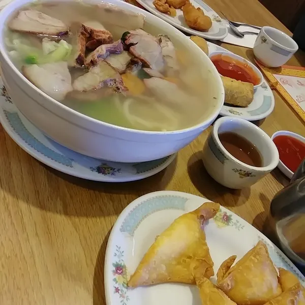 chicken rice soup Little Dragon Chinese Restaurant