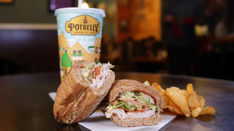 chicken wraps Potbelly