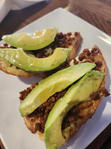 avocado toast Hānai Coffee + Cocktails