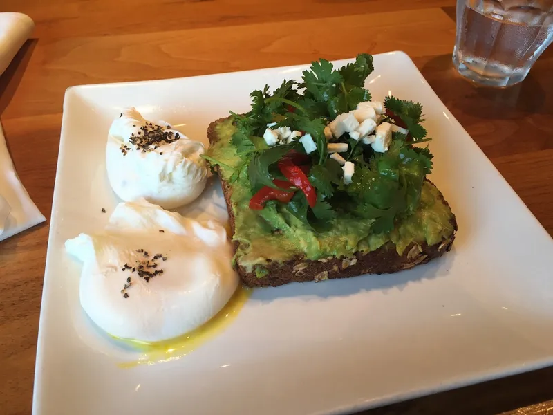 avocado toast Ascension Coffee - Design District