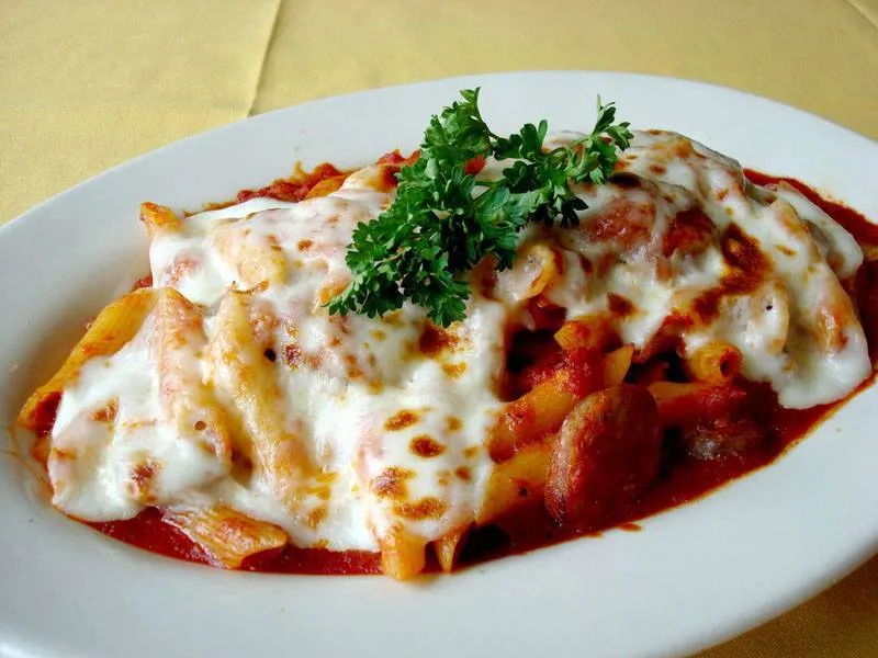 baked ziti Naples Italian Ristorante & Pizza