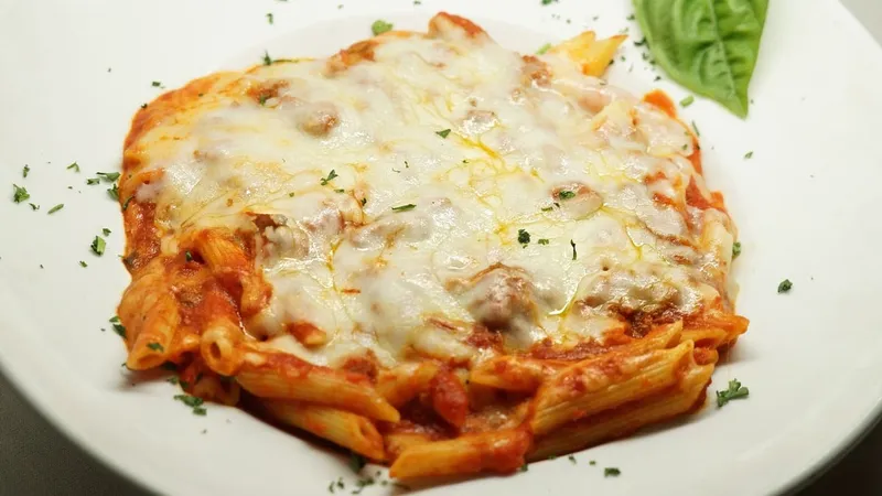 baked ziti La Focaccia Italian Grill