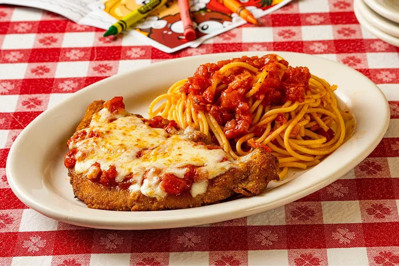 baked ziti Buca di Beppo Italian Restaurant