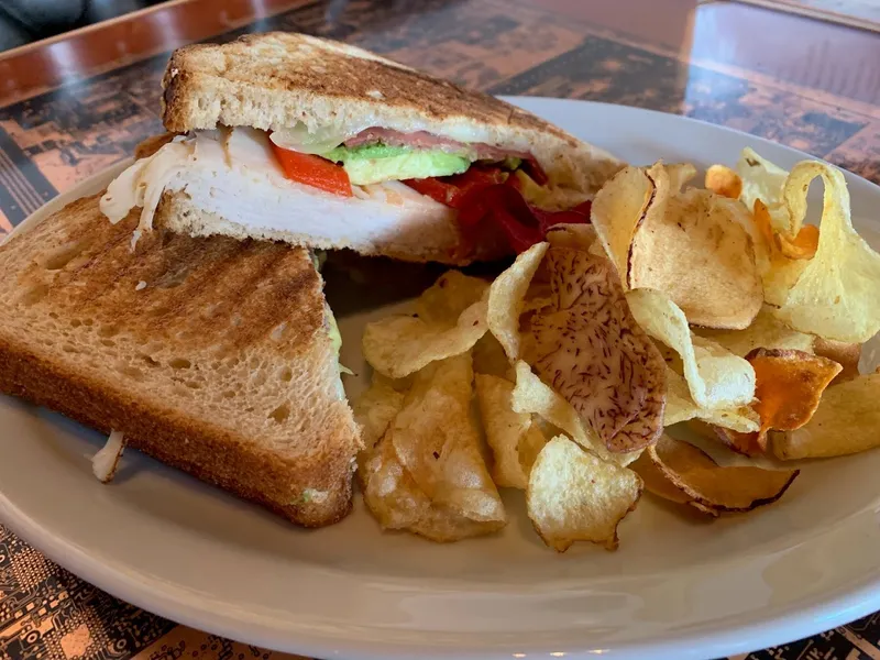 caprese sandwich Carly's Bistro