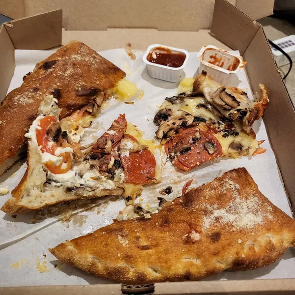 calzones Old Hag's Pizza Dallas