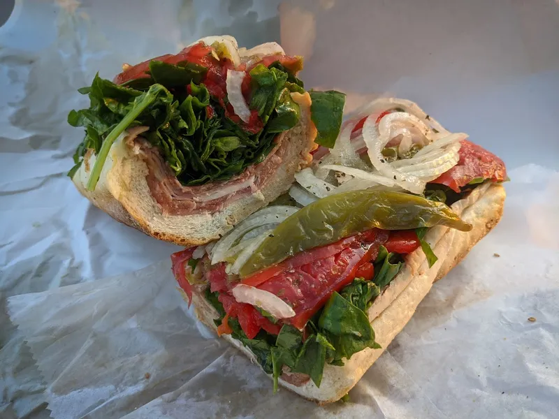 caprese sandwich Cosmi's Deli