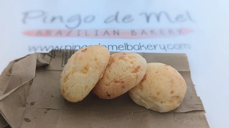 cheesy bread Pingo De Mel Brazilian Bakery