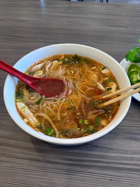 chicken rice soup Phở Noodles