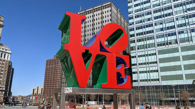 things to do at night JFK Plaza (Love Park)