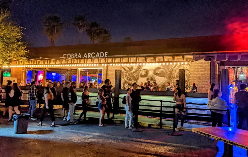 things to do at night Cobra Arcade Bar