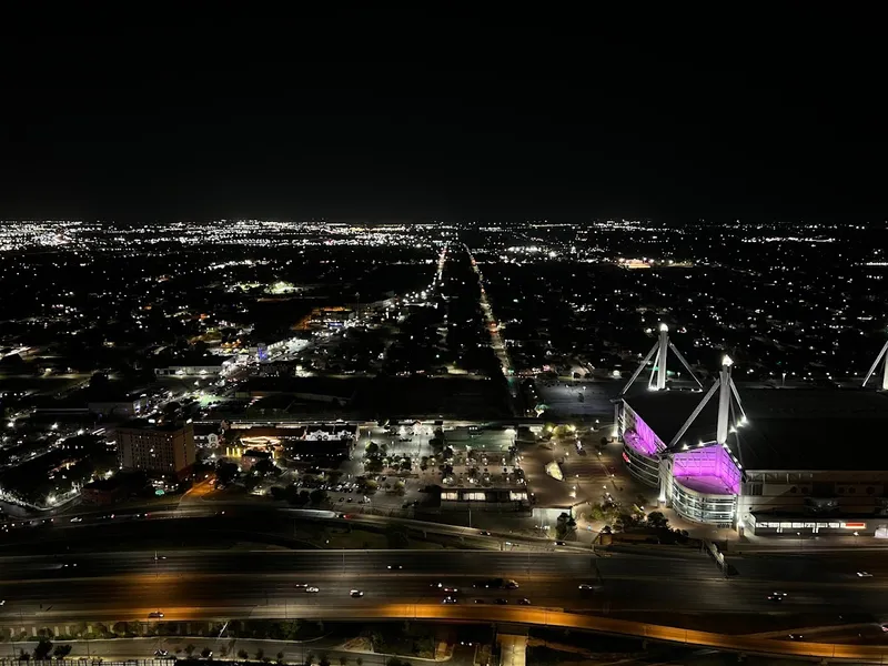 things to do at night Hemisfair