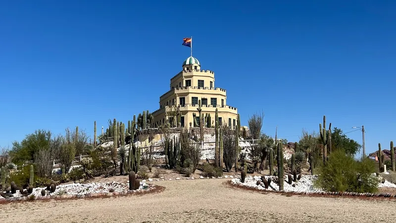 Historical sites Tovrea Castle at Carraro Heights