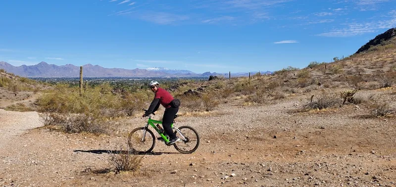 Kid-friendly bike trails Phoenix Mountains Preserve