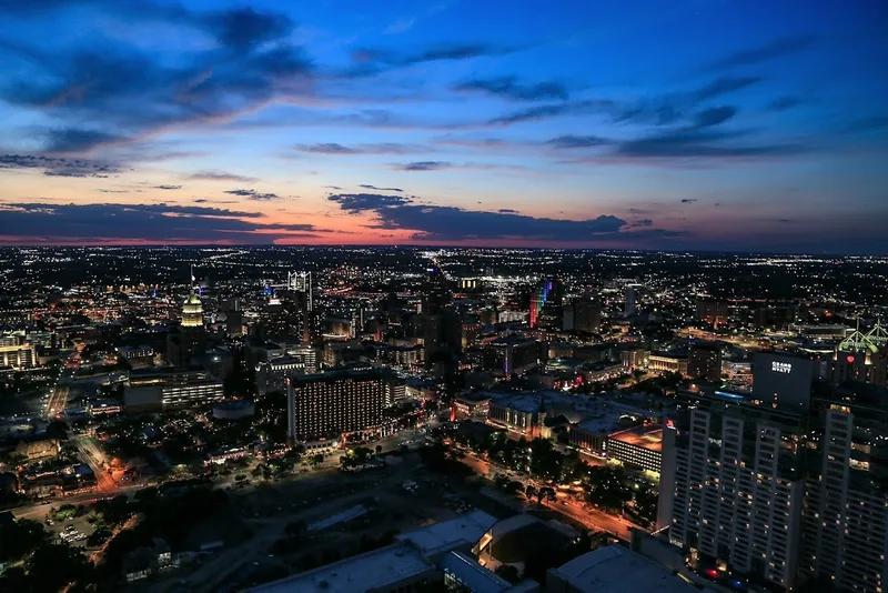 Places for sunsets Tower of the Americas