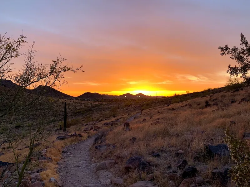 Places for sunsets Deem Hills Recreation Area