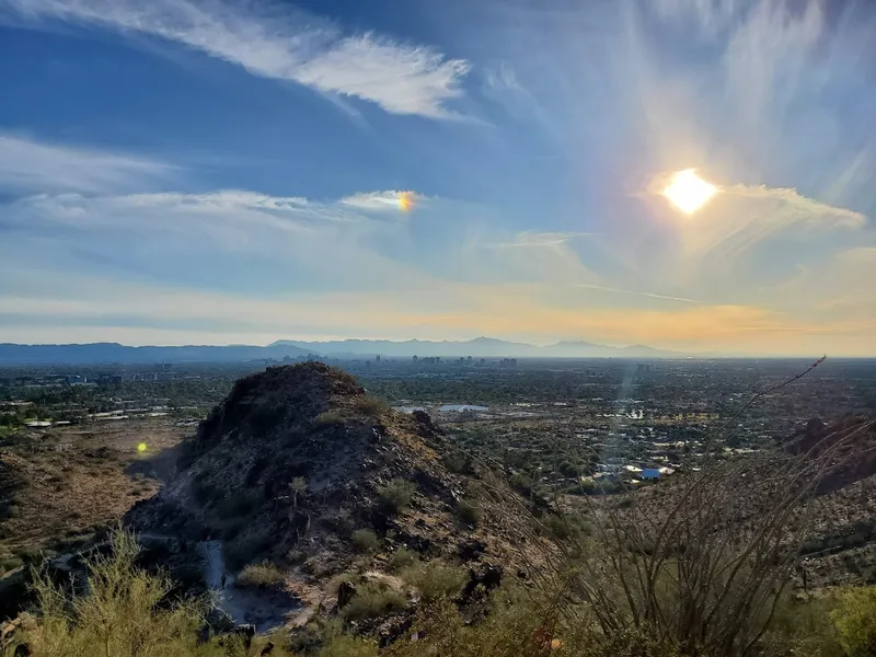 Places for sunsets Phoenix Mountains Preserve