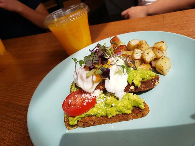 avocado toast The Bread and Honey House Arcadia