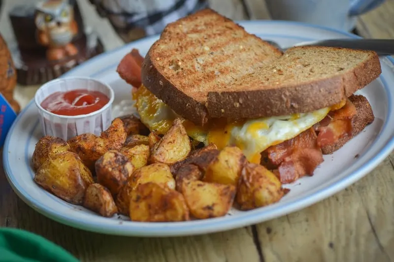 egg sandwich Matt's Big Breakfast in Camelback East Village