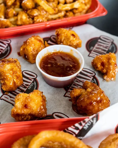 chicken nuggets The Buffalo Spot East Camelback Rd. Phoenix , Arizona. 85016 USA