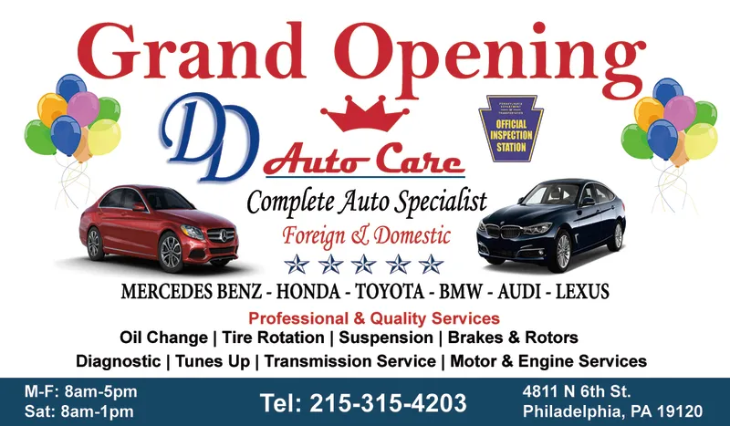 auto repair DD AUTO CARE LLC