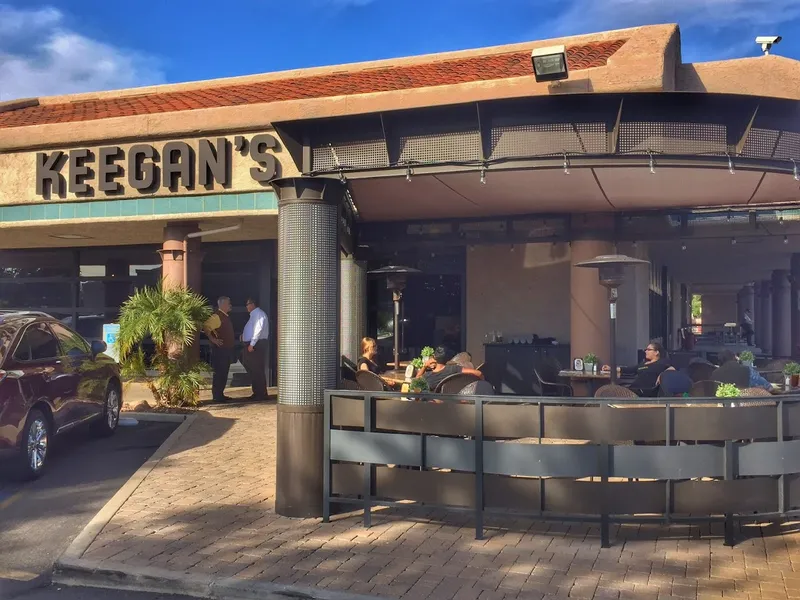 outdoor dining Keegan's Grill