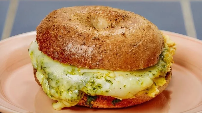 egg sandwich Kismet Bagels - Fishtown