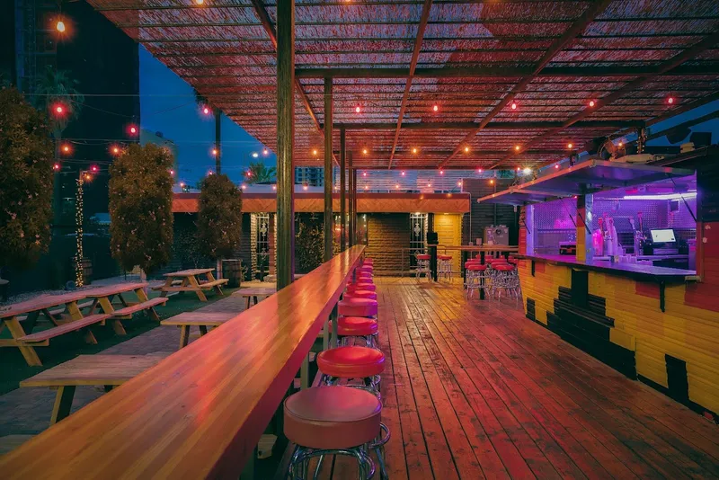 themed bars Luckys Indoor Outdoor in Downtown Phoenix