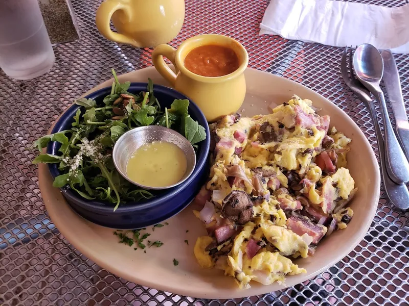 caesar salad Snooze, an A.M. Eatery