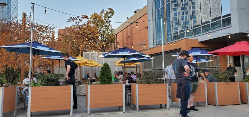 outdoor dining Landmark Americana University City