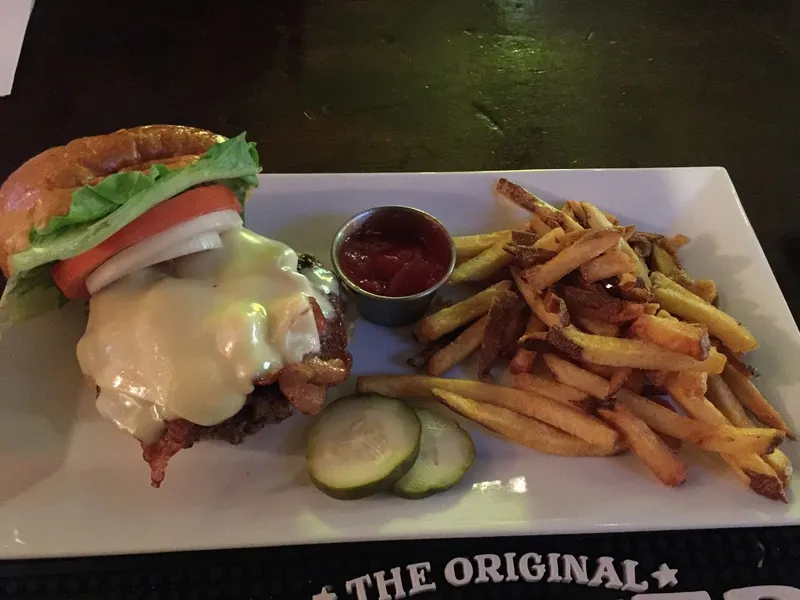 turkey burgers The Union Tap House in Roxborough