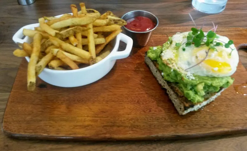 avocado toast CO-OP Restaurant & Bar